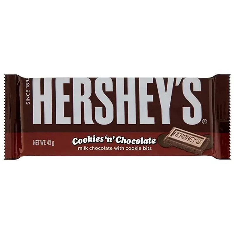 Hershey's плитка "Cookies 'N' Chocolate" 40гр — фото 1