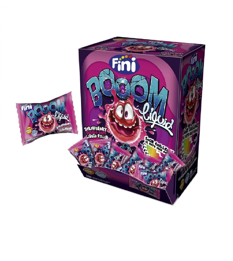Жев.резинка Фини 200шт Бум Ликвид (Fini Boom Liquid) 5г (200)*6 — фото 1