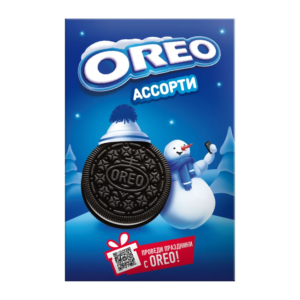 Орео печенье Ассорти 190гр.1/10шт (Новогодное) — фото 1
