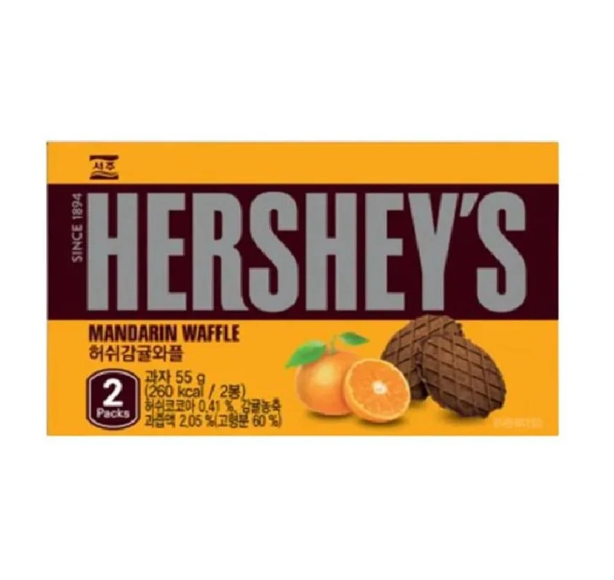 Hershey's Waffle Mandarin (Хершис Вафли с вкусом Мандарина) 55г (32)