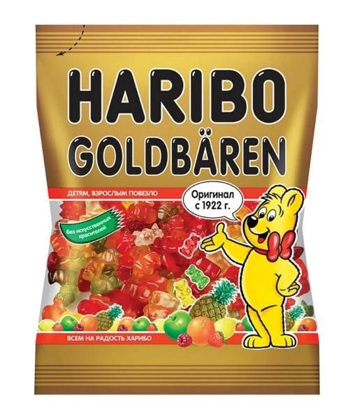 Haribo Goldbaren (Мармелад Харибо Мишки) 100гр (30) — фото 1