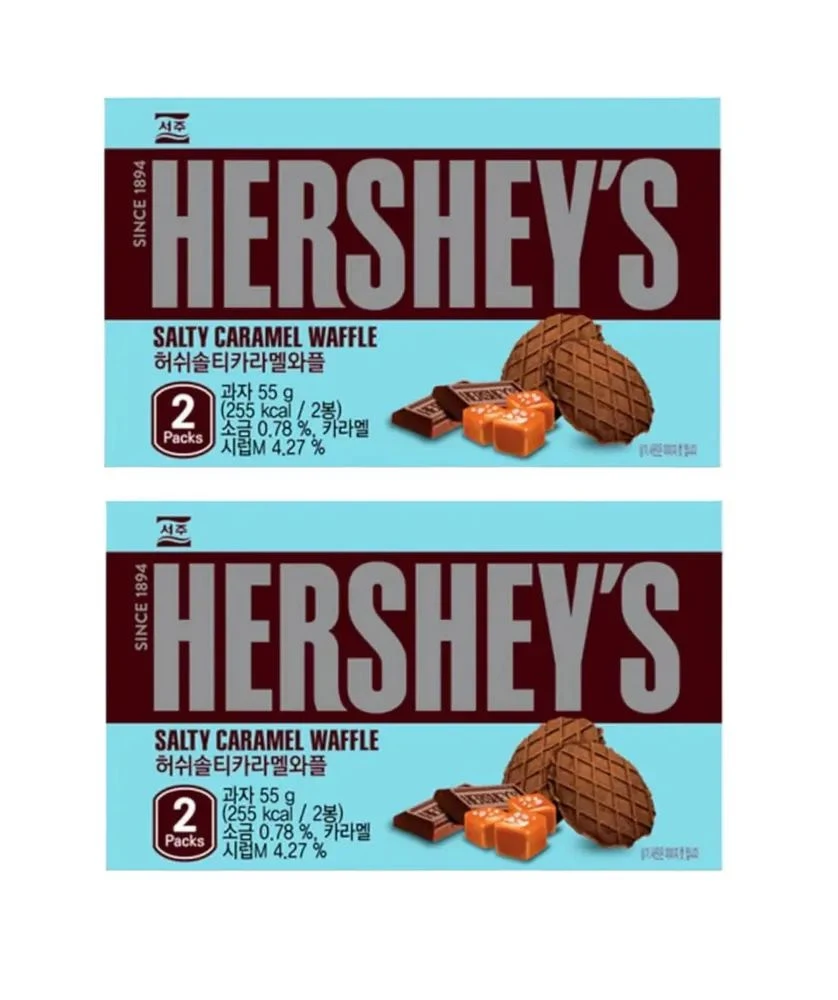 Hershey's Waffle Salty Caramel (Хершис Вафли Соленая Карамель) 55г (32)