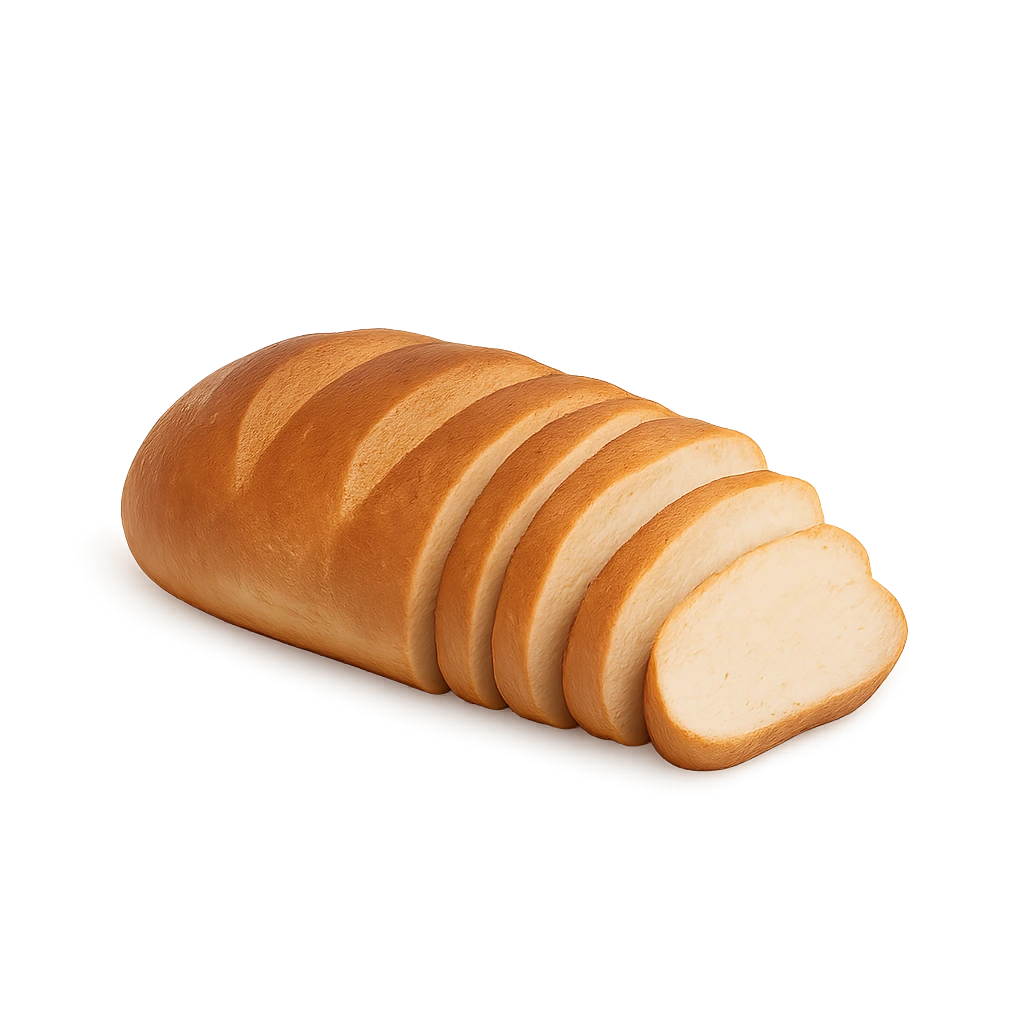 Хлеб Белый Батон Нарезанный