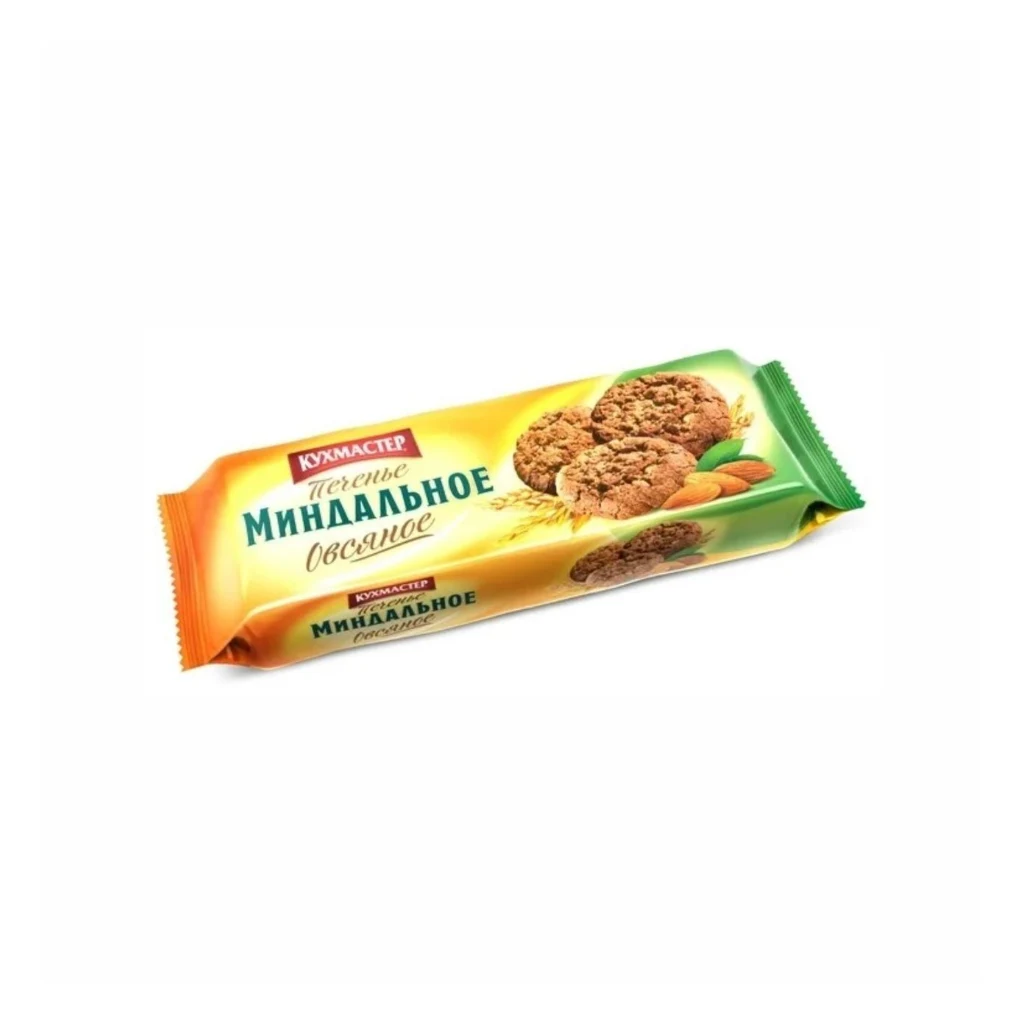 Печ.Миндальное овсяное 270гр.1/12шт (Кухмастер) — фото 1