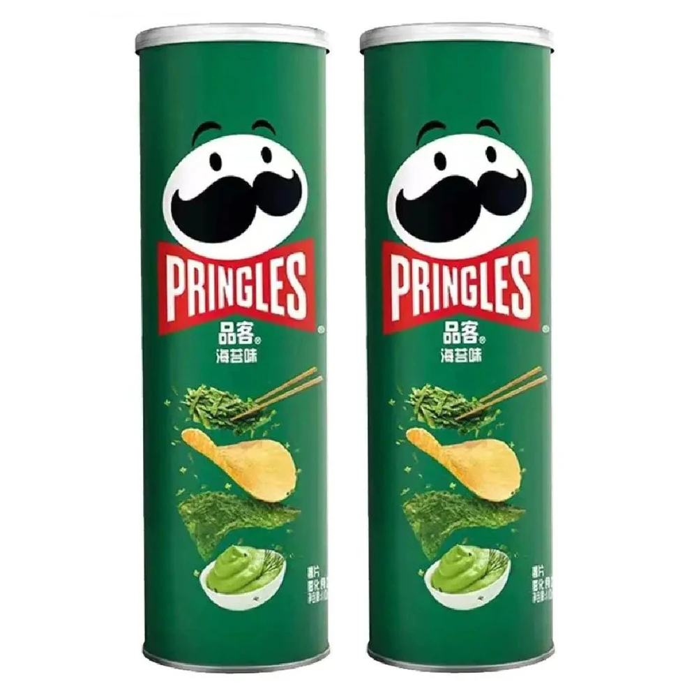 Pringles Nori Seaweed Burst (Чипсы Принглс Водоросли Нори) 42г (12)
