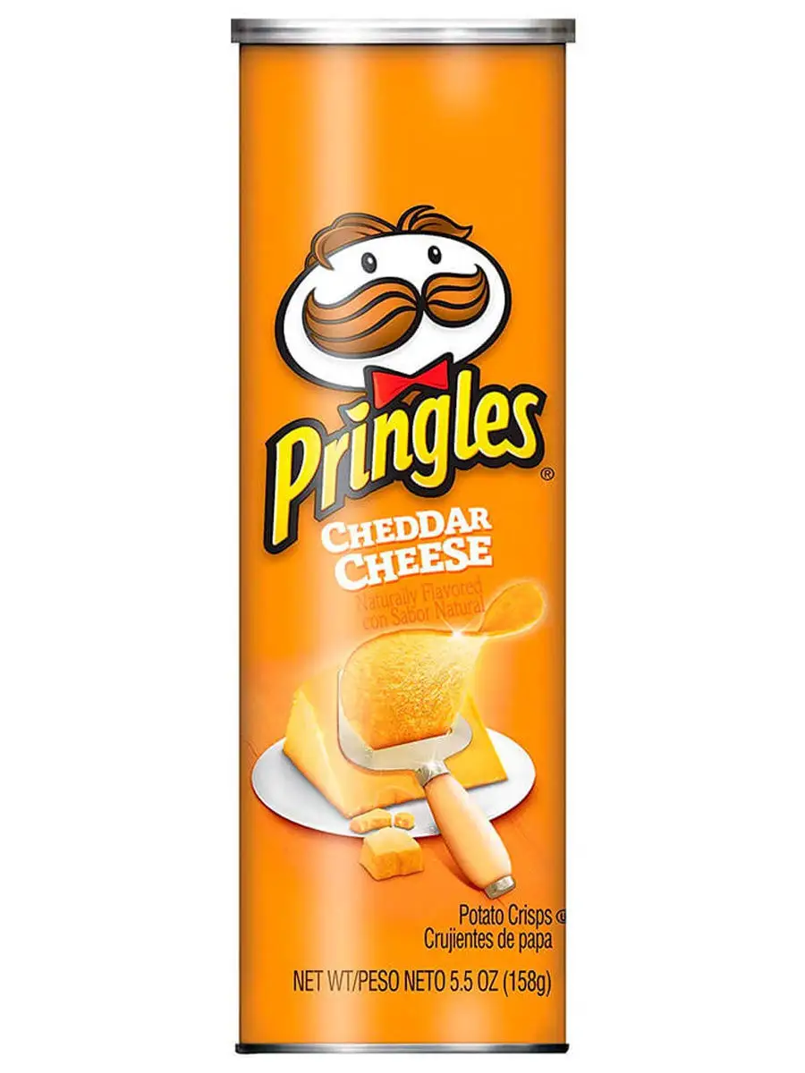 Pringles Cheddar Cheese (Принглс Сыр Чеддер) 158г (14) — фото 1