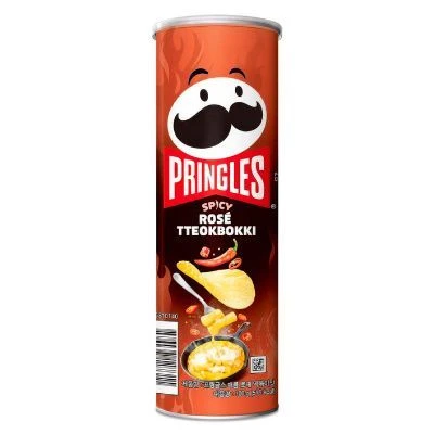 Pringles Spicy Rose Tteokbokki Flavor (Принглс со вкусом Пряной Розы и Ттокпокки) 100г (12) Корея — фото 1