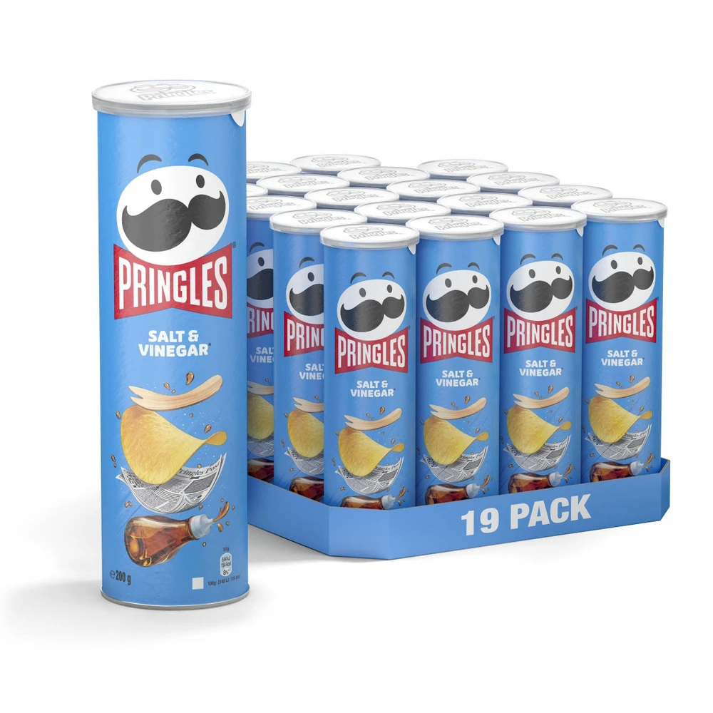 Pringles Salt & Vinegar (Соль и Уксус) 165г — фото 1
