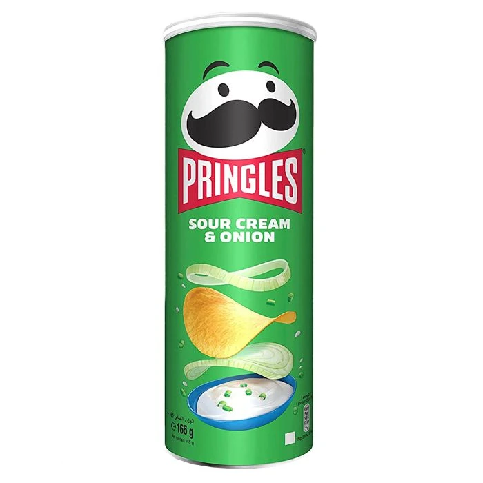 Pringles Sour Cream&Onion (Принглс Сметана и Лук) 165г (19) — фото 1