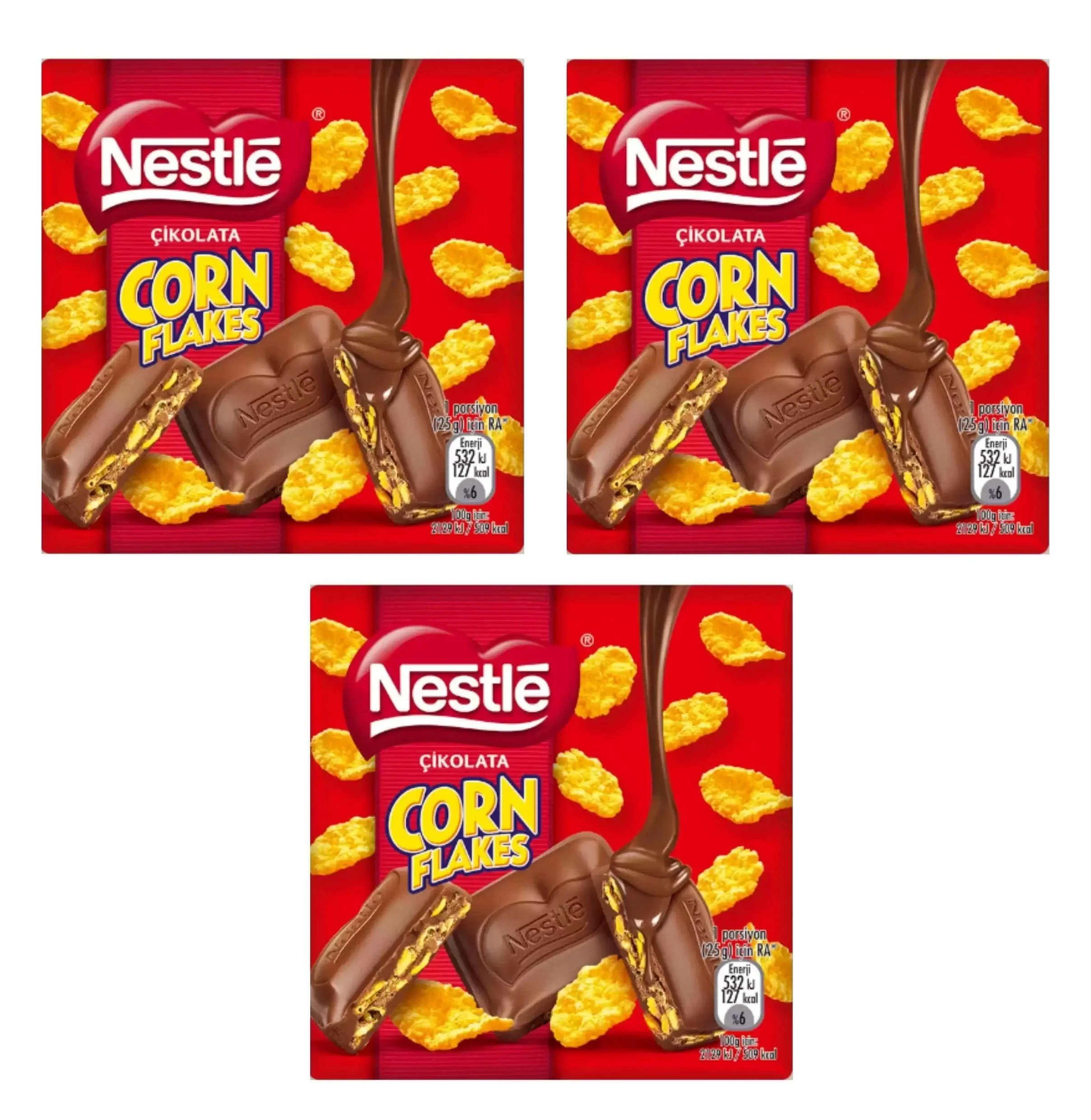 Nestle Corn Flakes ( Нестле Молочный шоколад Корн Флейкс) 60г (6)*24 — фото 1
