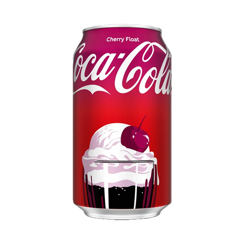 Coca Cola Cherry Float (Кока Кола Черри Флот) 355мл — фото 1