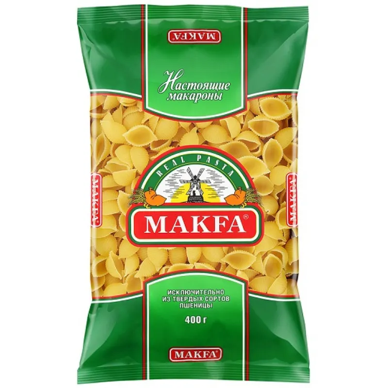 Макароны "Макфа" Ракушки — фото 1