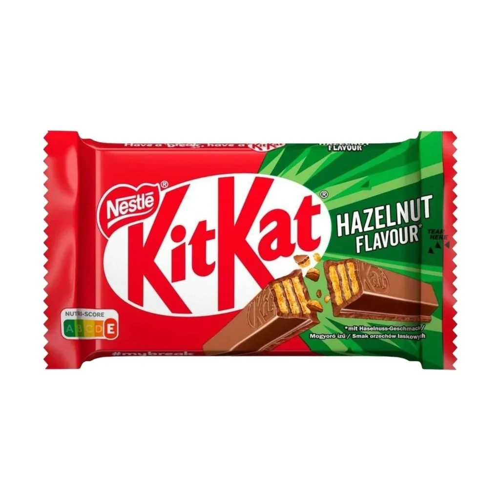 Вафли Кит-Кат Плитка Лесной орех (Hazelnut) 41.5гр.1/24шт (Германия) — фото 1