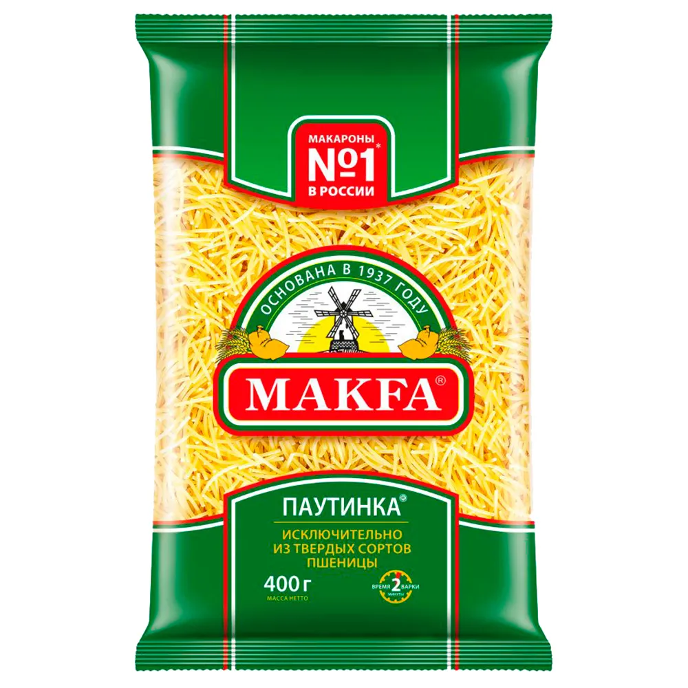 Макароны "Макфа" Вермишель Паутинка — фото 1