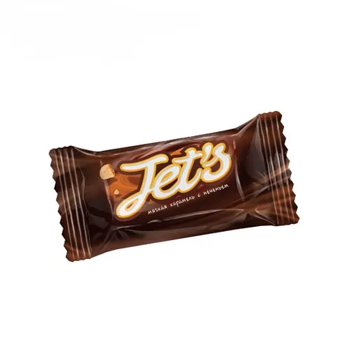 Конфеты Jet's Глазированные Мягкая Карамель с Печеньем